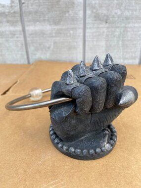 Marka Gallery Figurine Fist Door Knocker Towel Ring – Gothic Decor